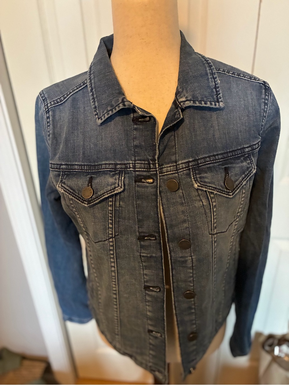 William Rast Women's Dark Blue Denim Jacket Justin Timberlake Collab!